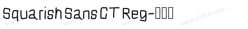 Squarish Sans CT Reg字体转换